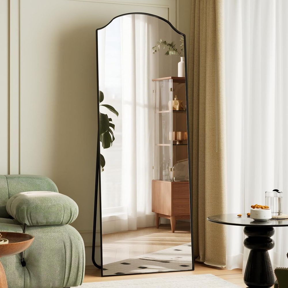 Arch Mirror Leaning - Lustro trójsłupkowe na całej długości, lustro