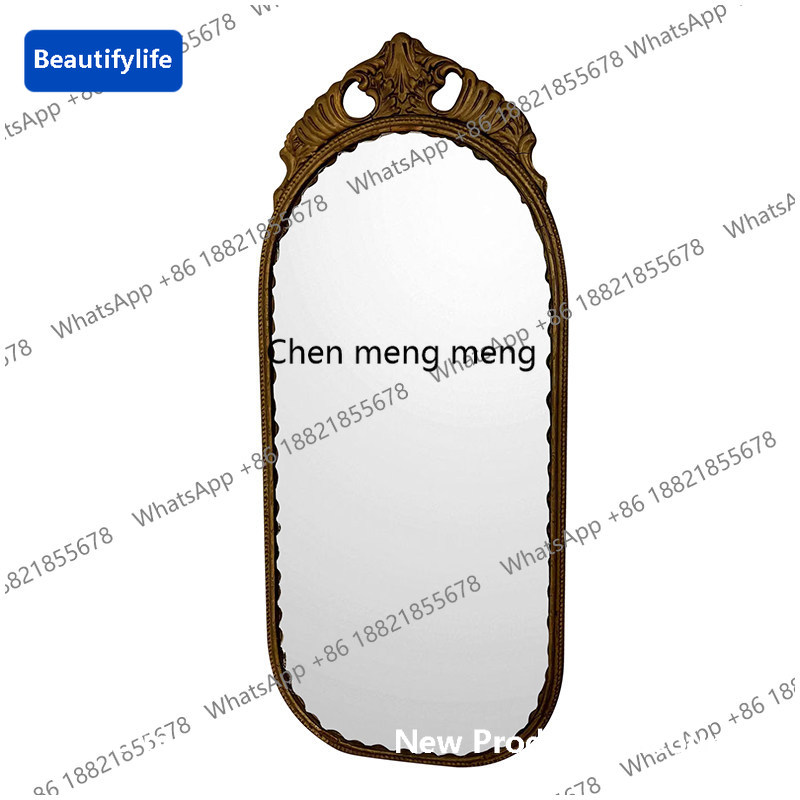 Arch Mirror Leaning - b567 Europejskie retro lustro podłogowe z