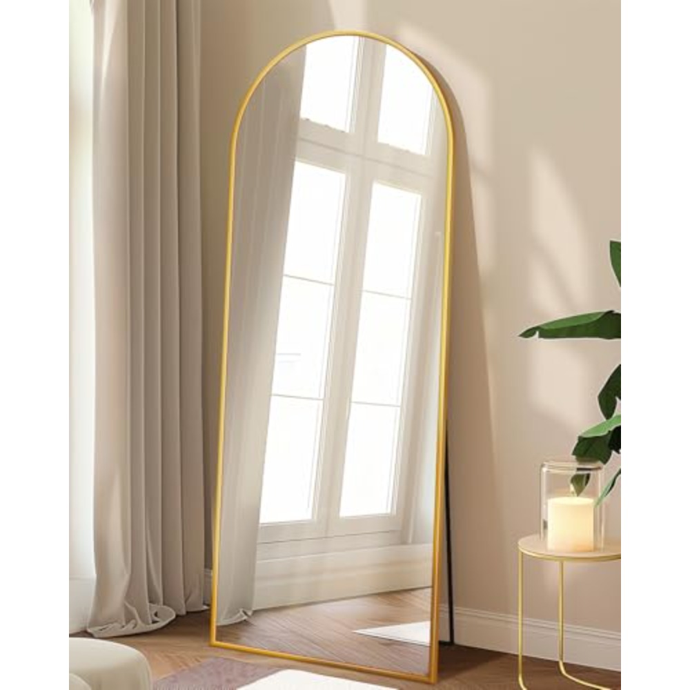 Arch Mirror Leaning - Lustro na całej długości, lustro łukowe