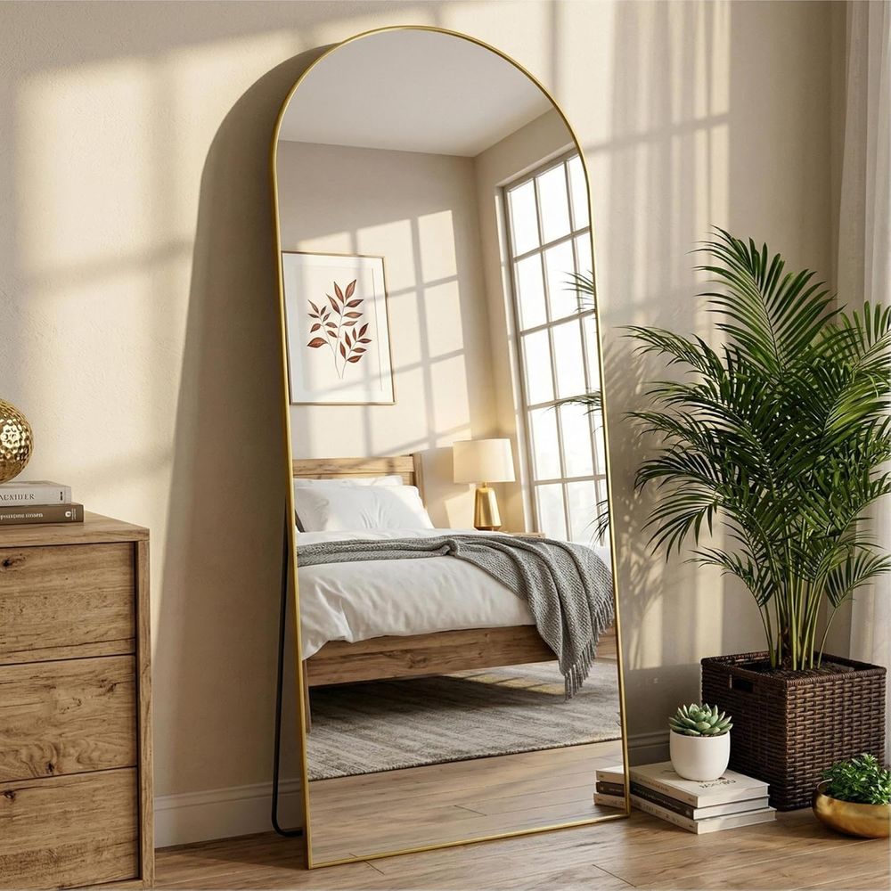 Arch Mirror Leaning - Lustro łukowe na całej długości, 71