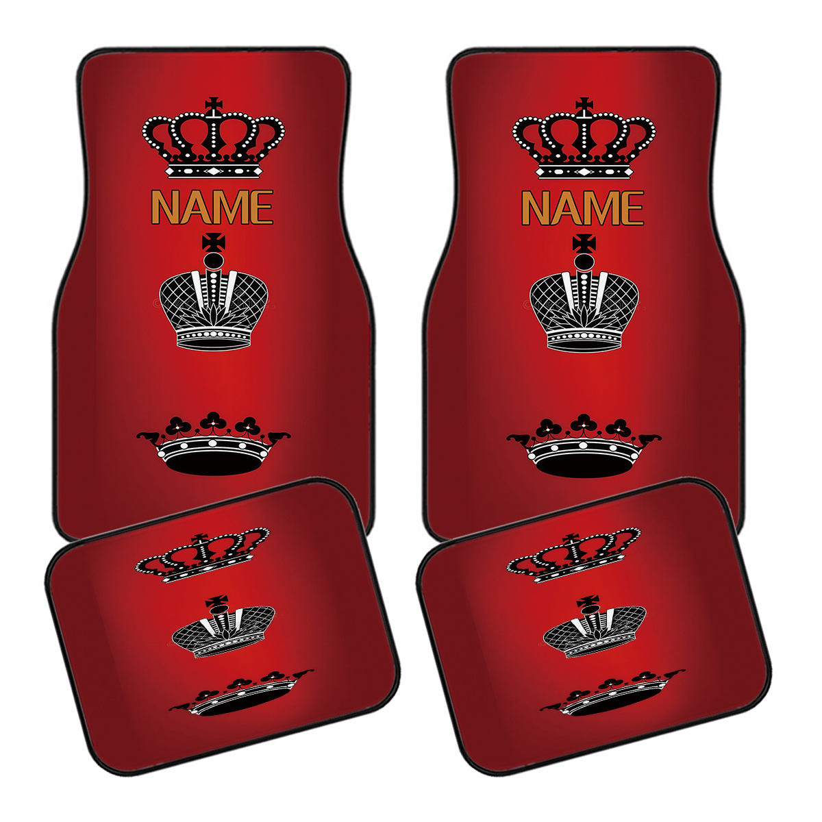 Interior Design Name - 4 szt. Personalizowane dywaniki samochodowe z