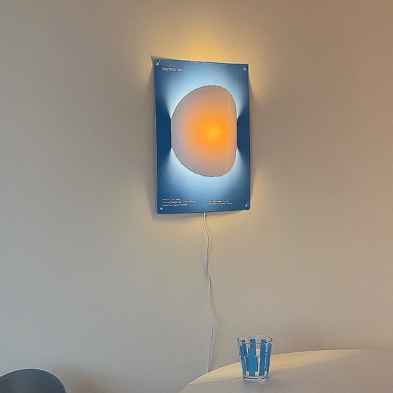 Prosta designerska lampa ścien – Interior Design Illustration recenzja i cena