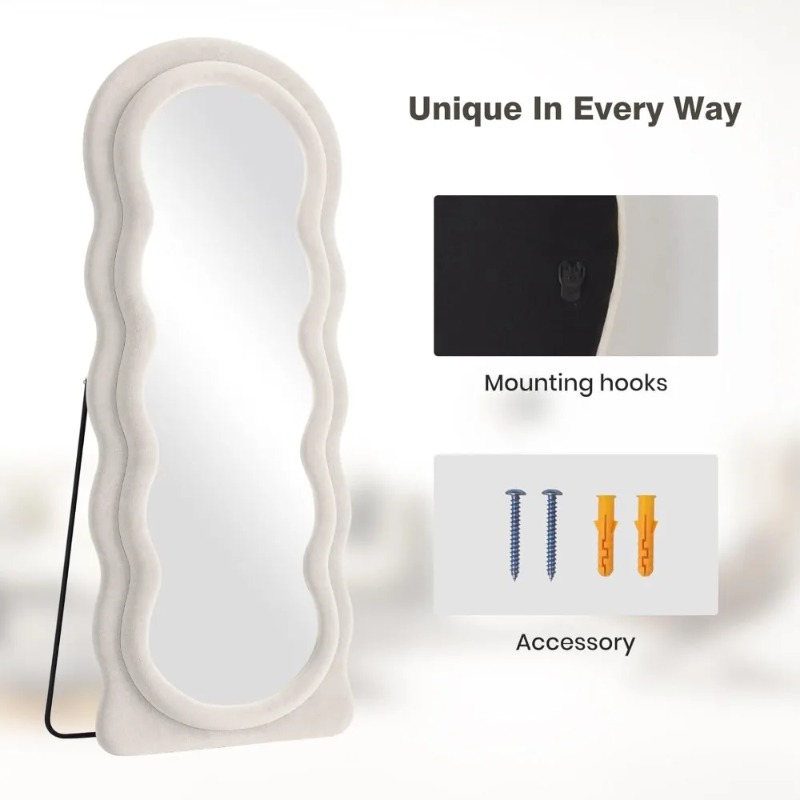 Pełnowymiarowe lustro 63x24, ł – Arch Mirror Leaning recenzja i cena