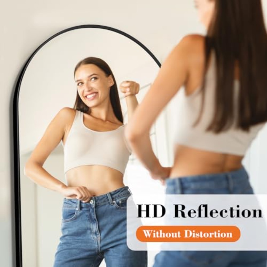 Łukowate lustro pełnowymiarowe – Arch Mirror Leaning recenzja i cena