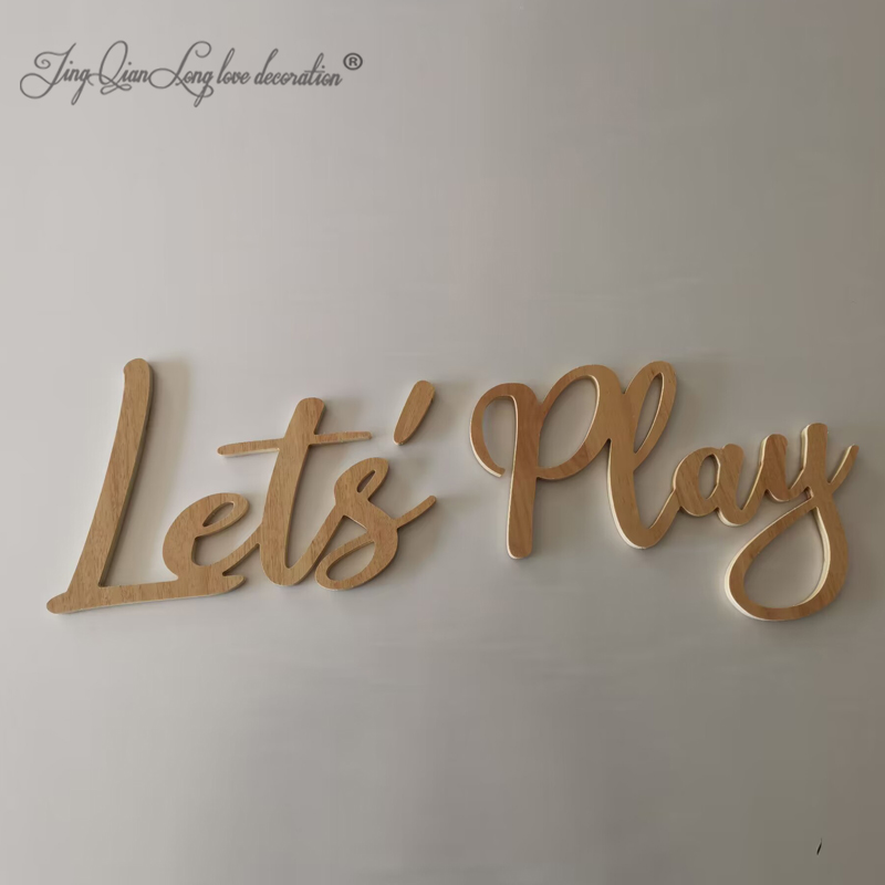 Let's PLAY Wall Sign - Wystrój – Interior Design Years Of School recenzja i cena