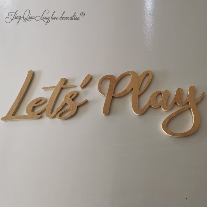Let's PLAY Wall Sign - Wystrój – Interior Design Years Of School recenzja i cena