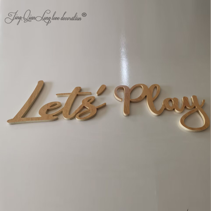 Let's PLAY Wall Sign - Wystrój – Interior Design Years Of School recenzja i cena