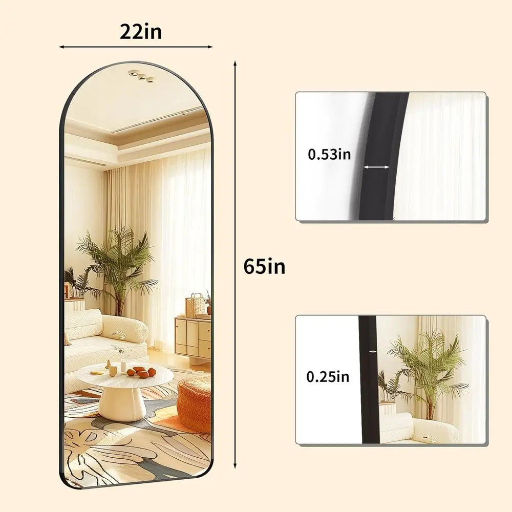 Lustro łukowe na całej długośc – Arch Mirror Leaning recenzja i cena