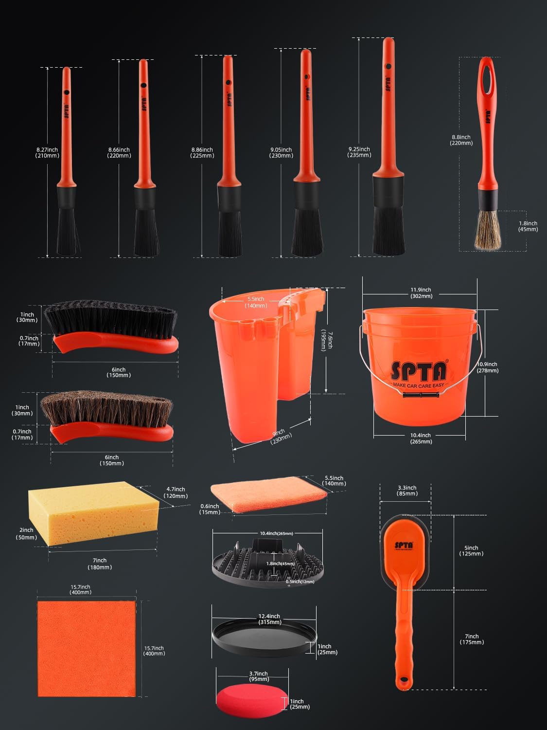 SPTA 31-częściowy zestaw do my – Interior Design Tools recenzja i cena