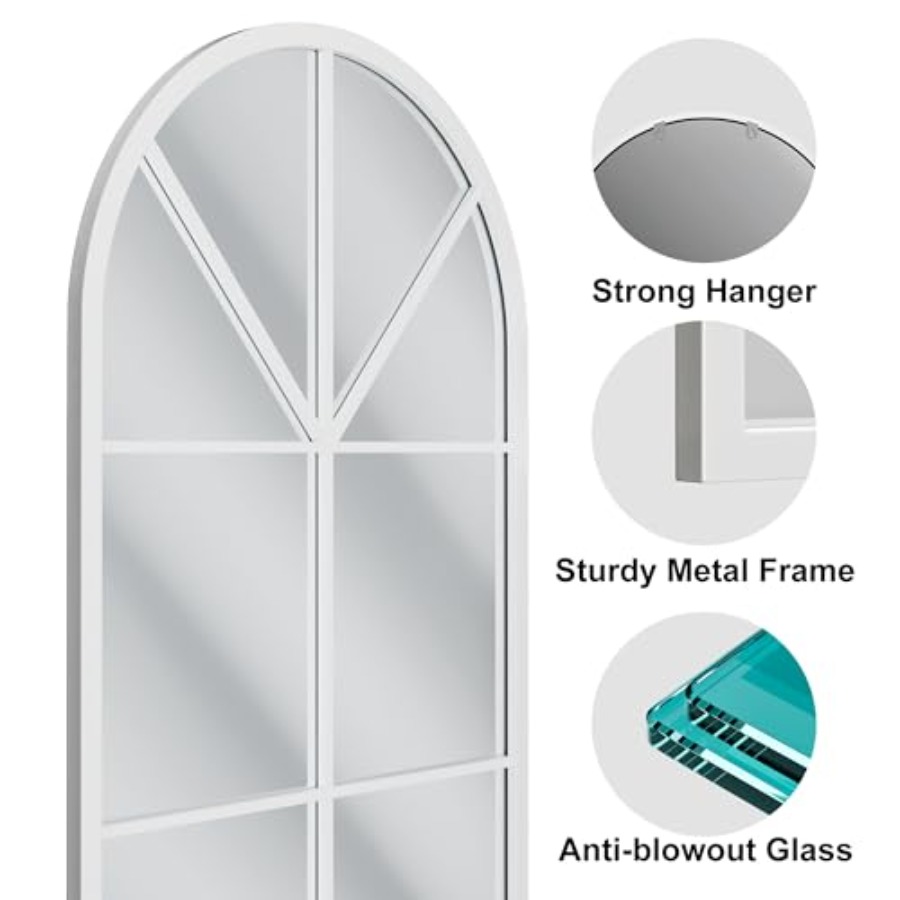 Lustro pełnowymiarowe z łukowa – Arch Mirror Leaning recenzja i cena