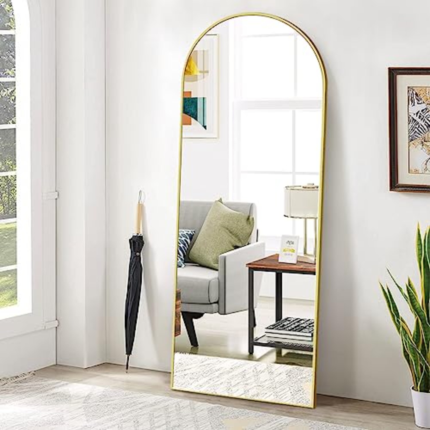 Lustro podłogowe łukowe z pods – Arch Mirror Leaning recenzja i cena