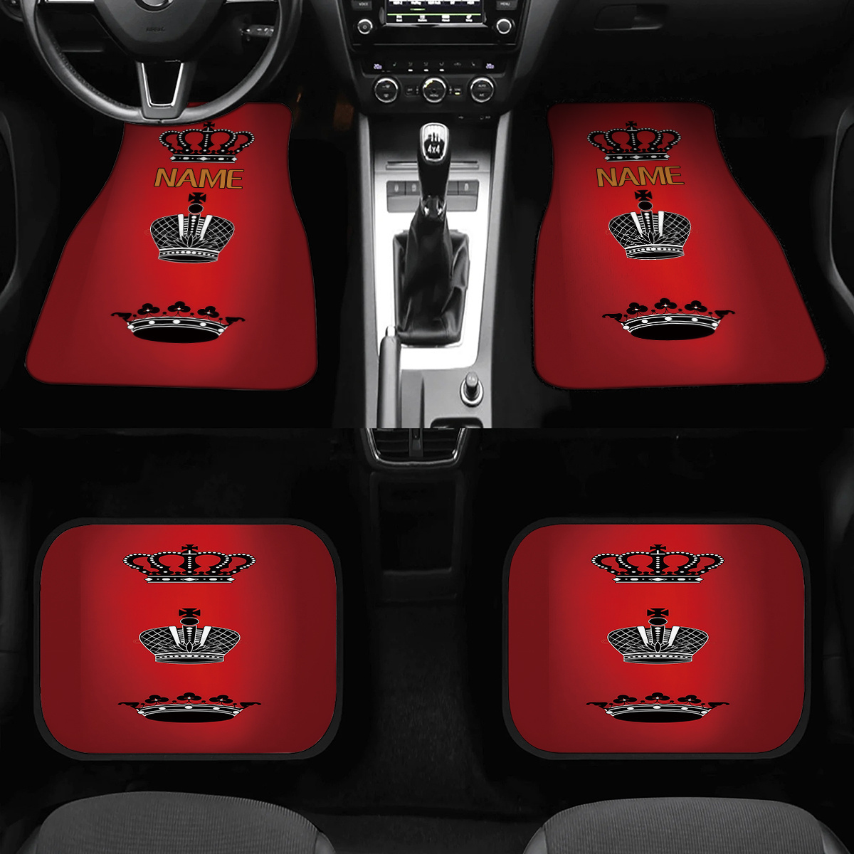 4 szt. Personalizowane dywanik – Interior Design Name recenzja i cena