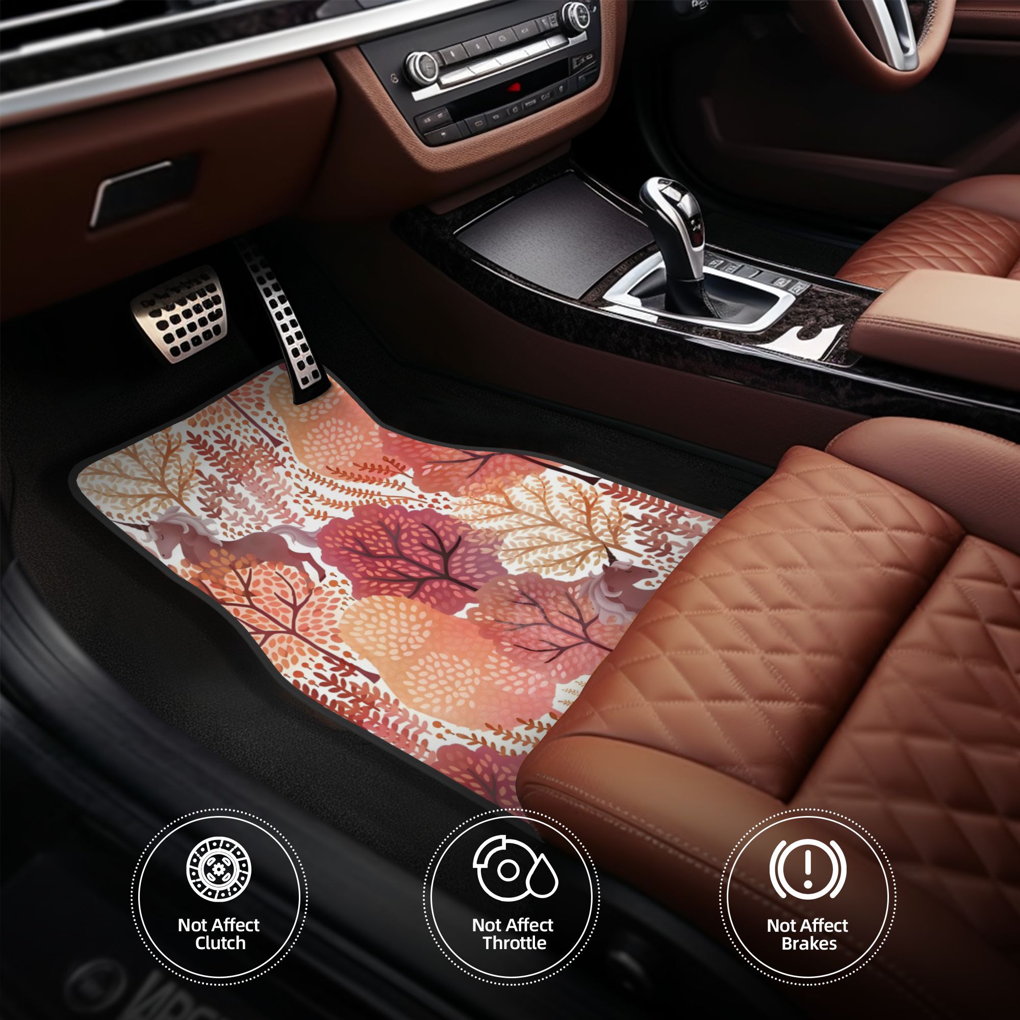 4 szt. Ukryte Dywaniki Samocho – Interior Design Illustration recenzja i cena