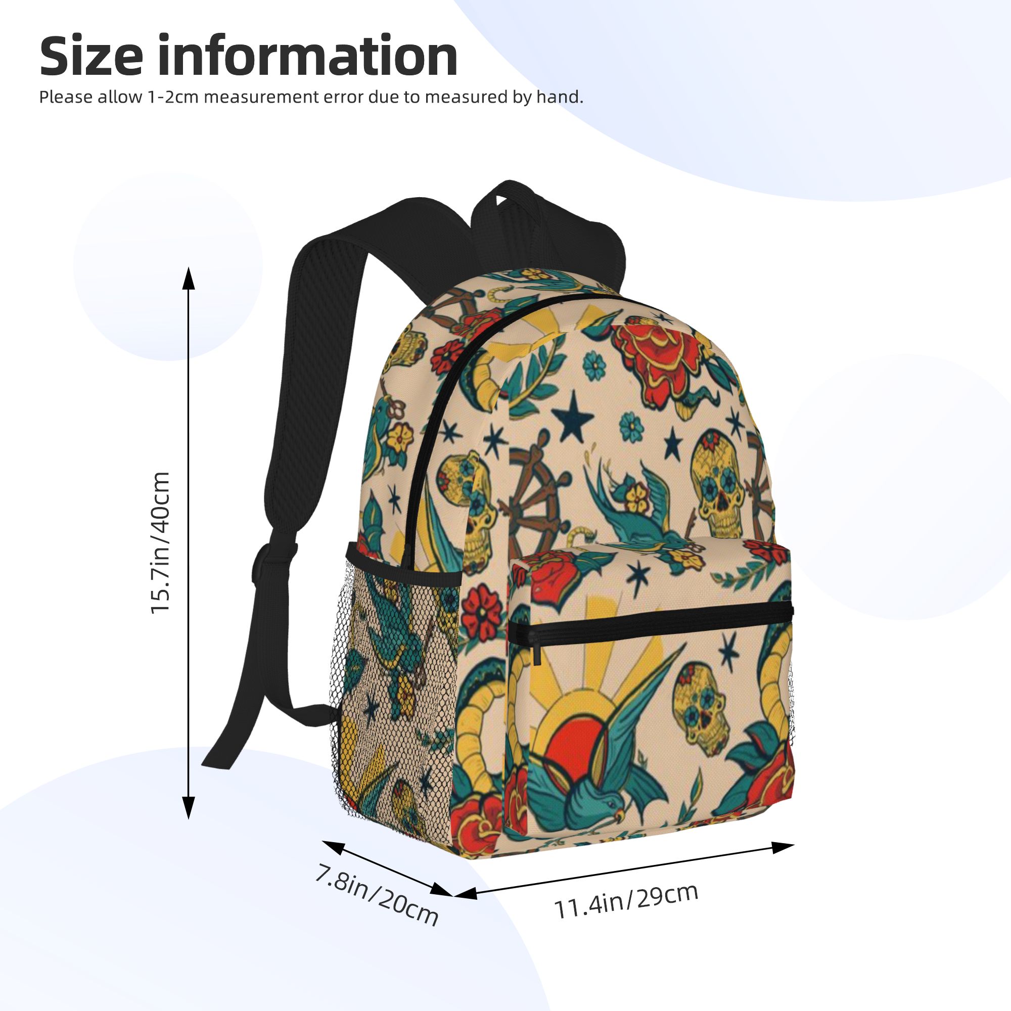 Plecak w stylu punk z motywem  – Interior Design Illustration recenzja i cena