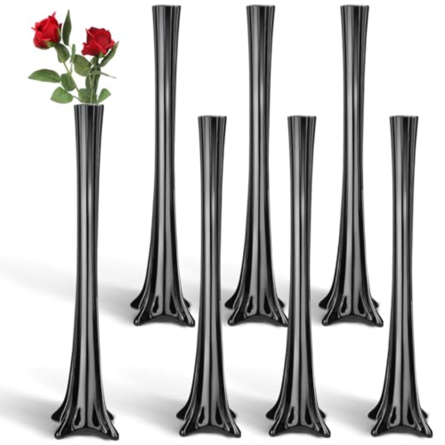 Szklane, czarne, wysokie, smuk – Fluted Vase Tall recenzja i cena